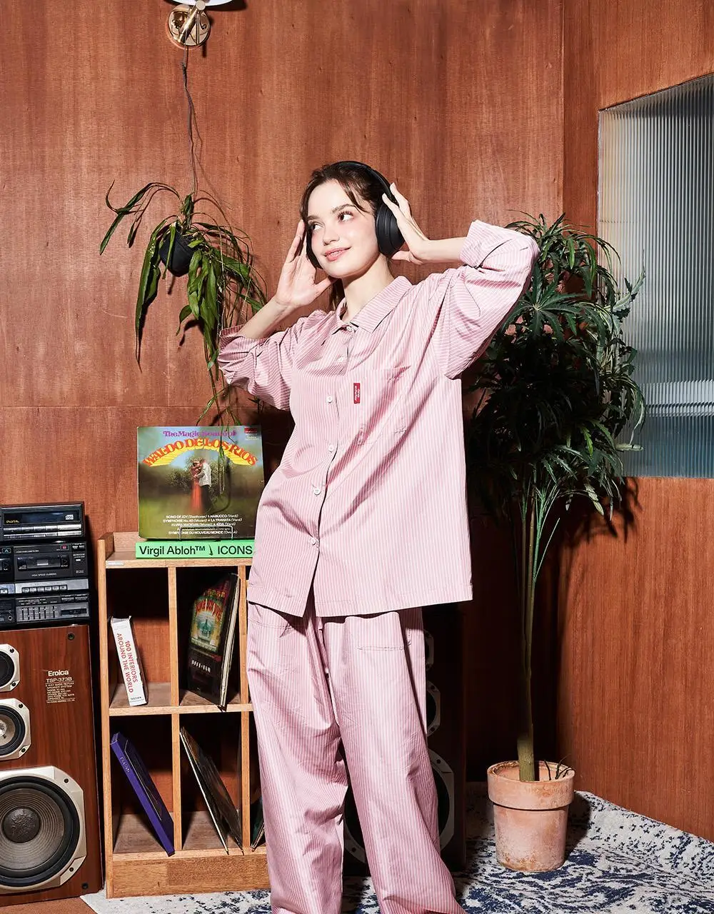 Furless pajamas[Long] - Pink Stripe 상세페이지 9